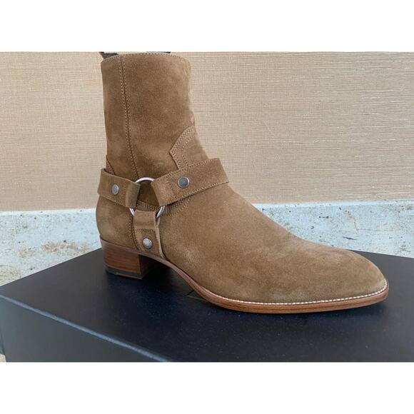 Wyatt Harness Boots in Light Brown main image 9